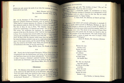 A Second Reader's Notebook (1959) First Edition - The Bookstore