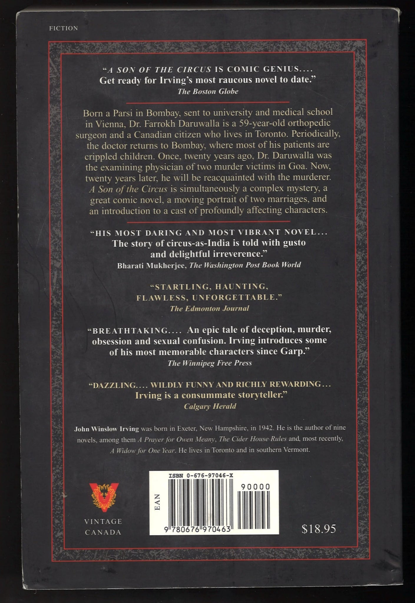 A Son Of The Circus - The Bookstore