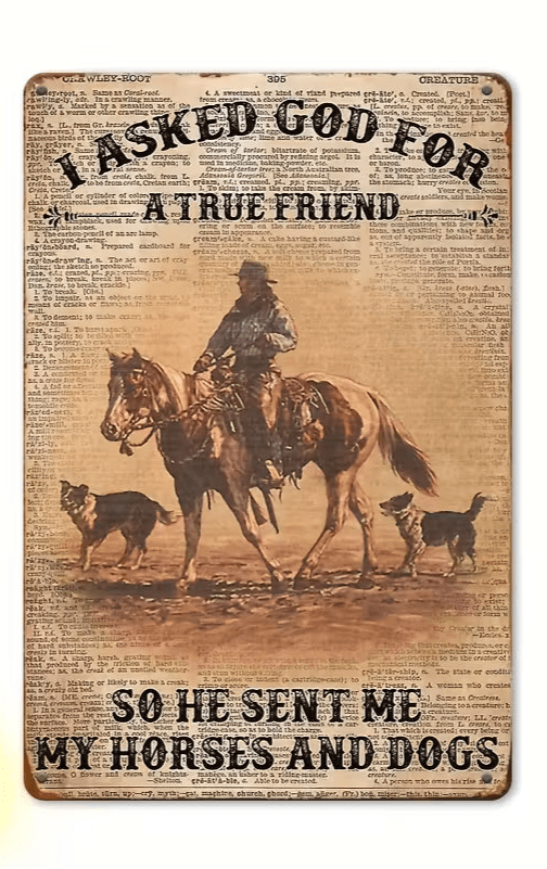 A True Friend Tin Sign - The Bookstore