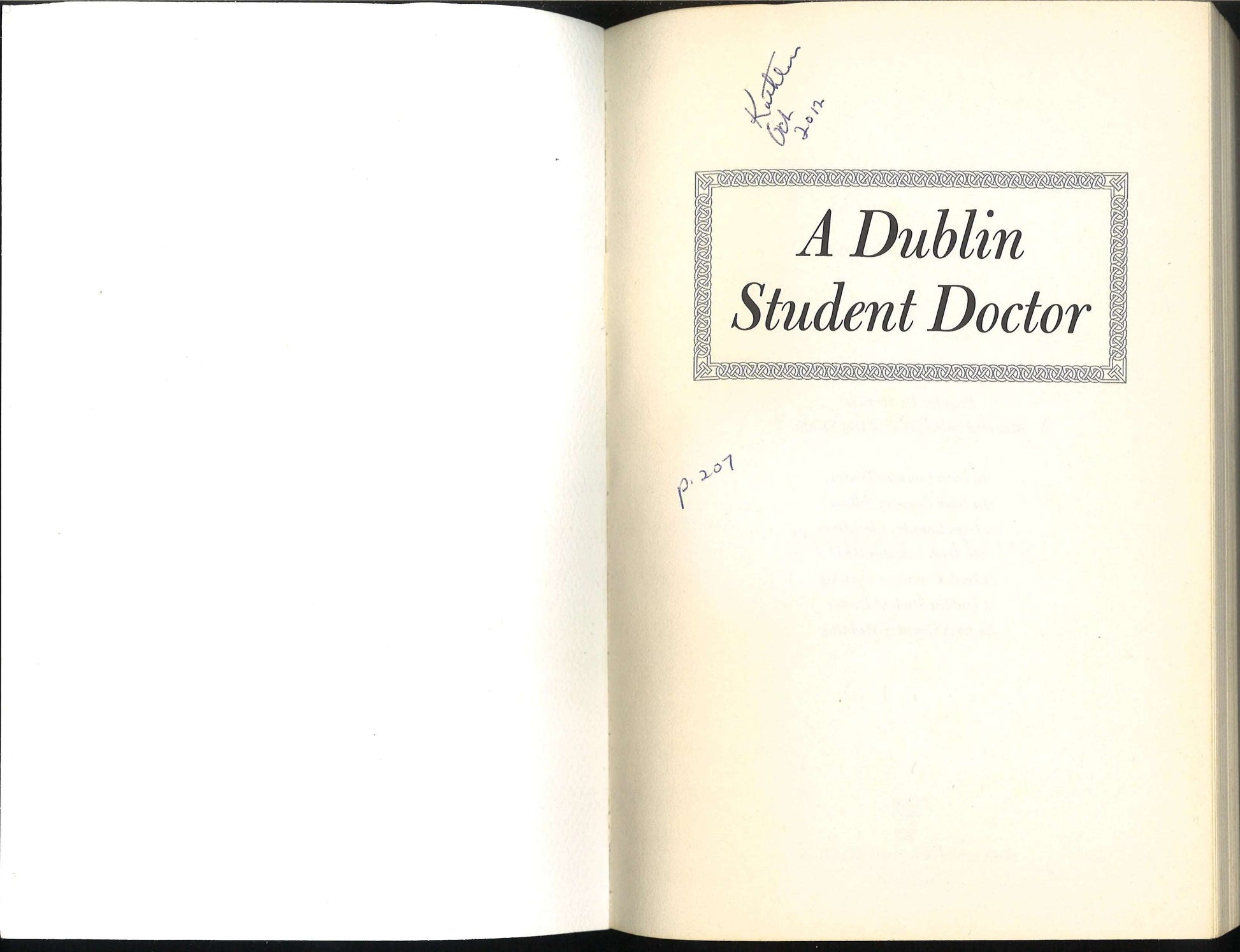 A Dublin Student Doctor: An Irish Country Novel (Irish Country Books, 6)