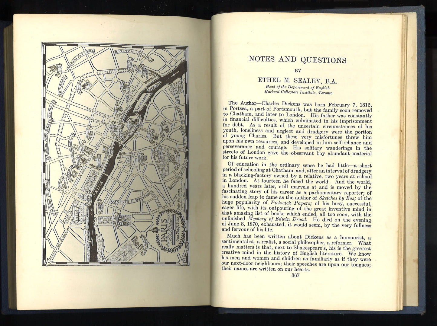 A Tale of Two Cities - Canadian School Edition 1935