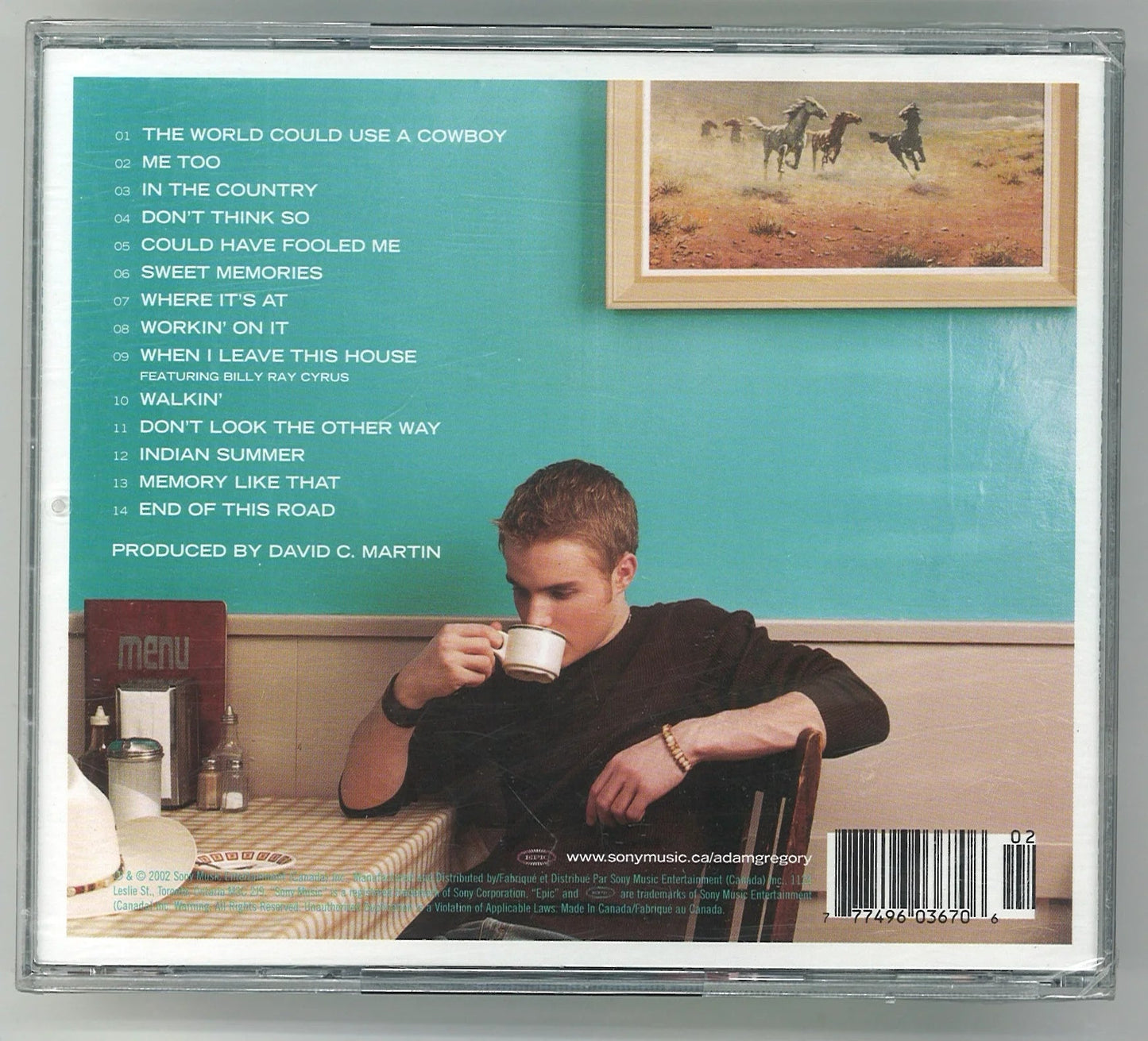 Adam Gregory: Workin' On It CD - The Bookstore