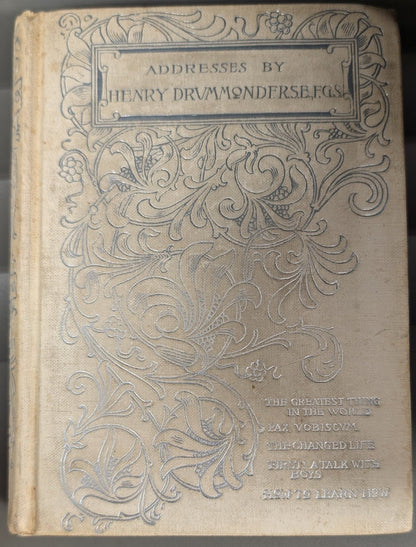 Addresses by Henry Drummond F.R.S.E., F.G.S. - The Bookstore