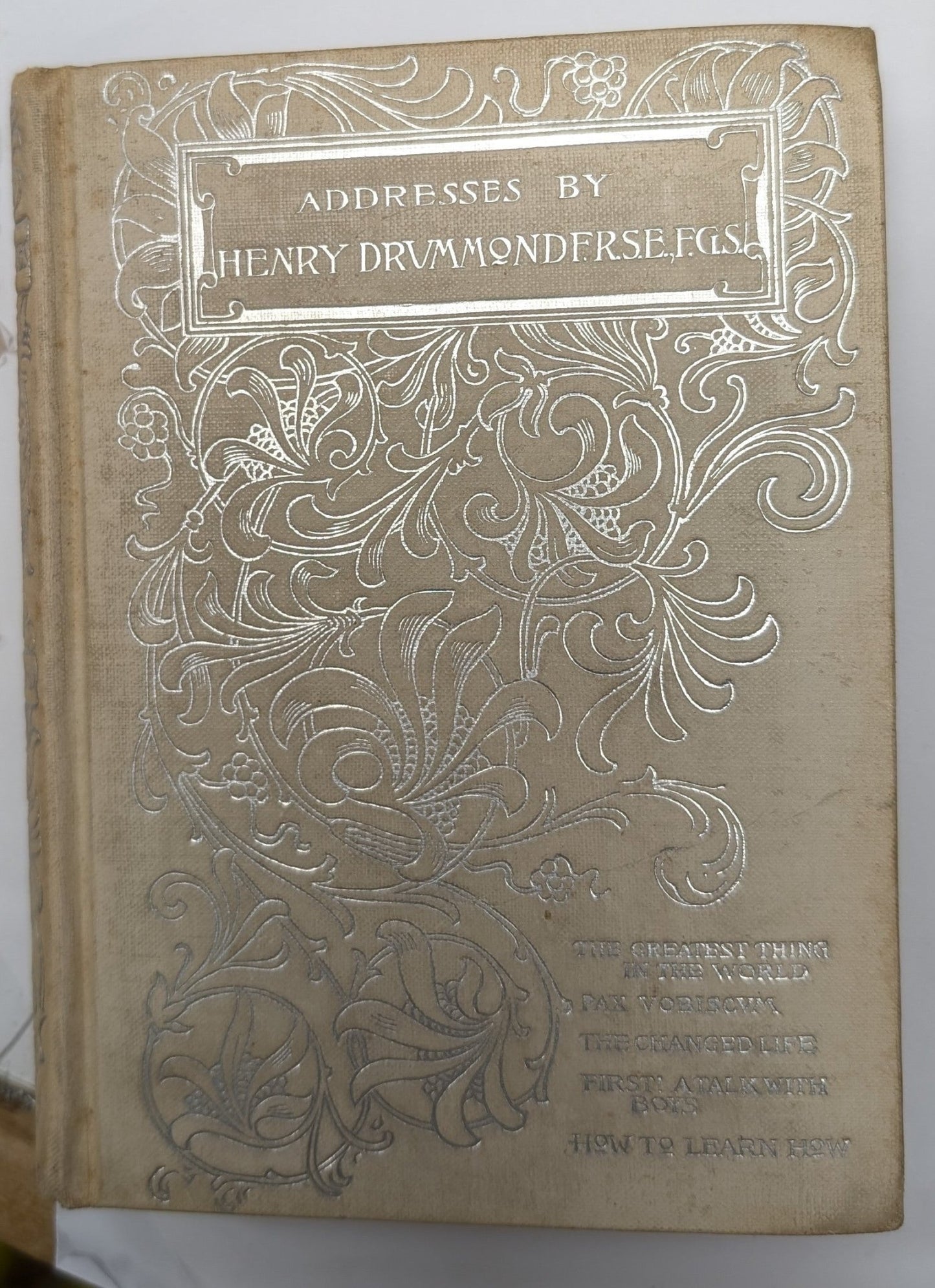 Addresses by Henry Drummond F.R.S.E., F.G.S. - The Bookstore