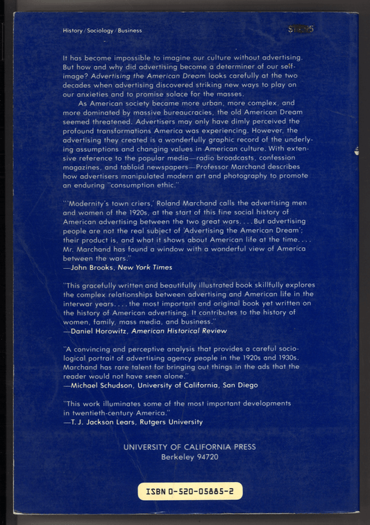 Advertising the American Dream: Making Way for Modernity, 1920-1940 - The Bookstore