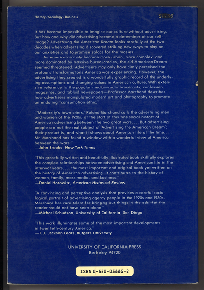 Advertising the American Dream: Making Way for Modernity, 1920-1940