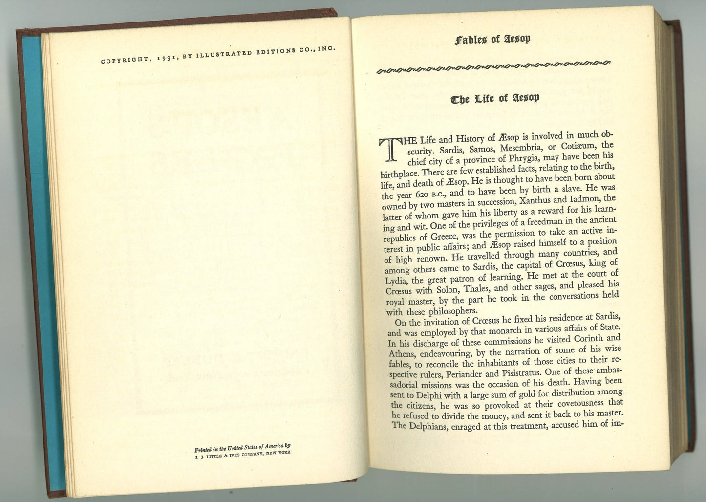 Aesop's Fables Aesop