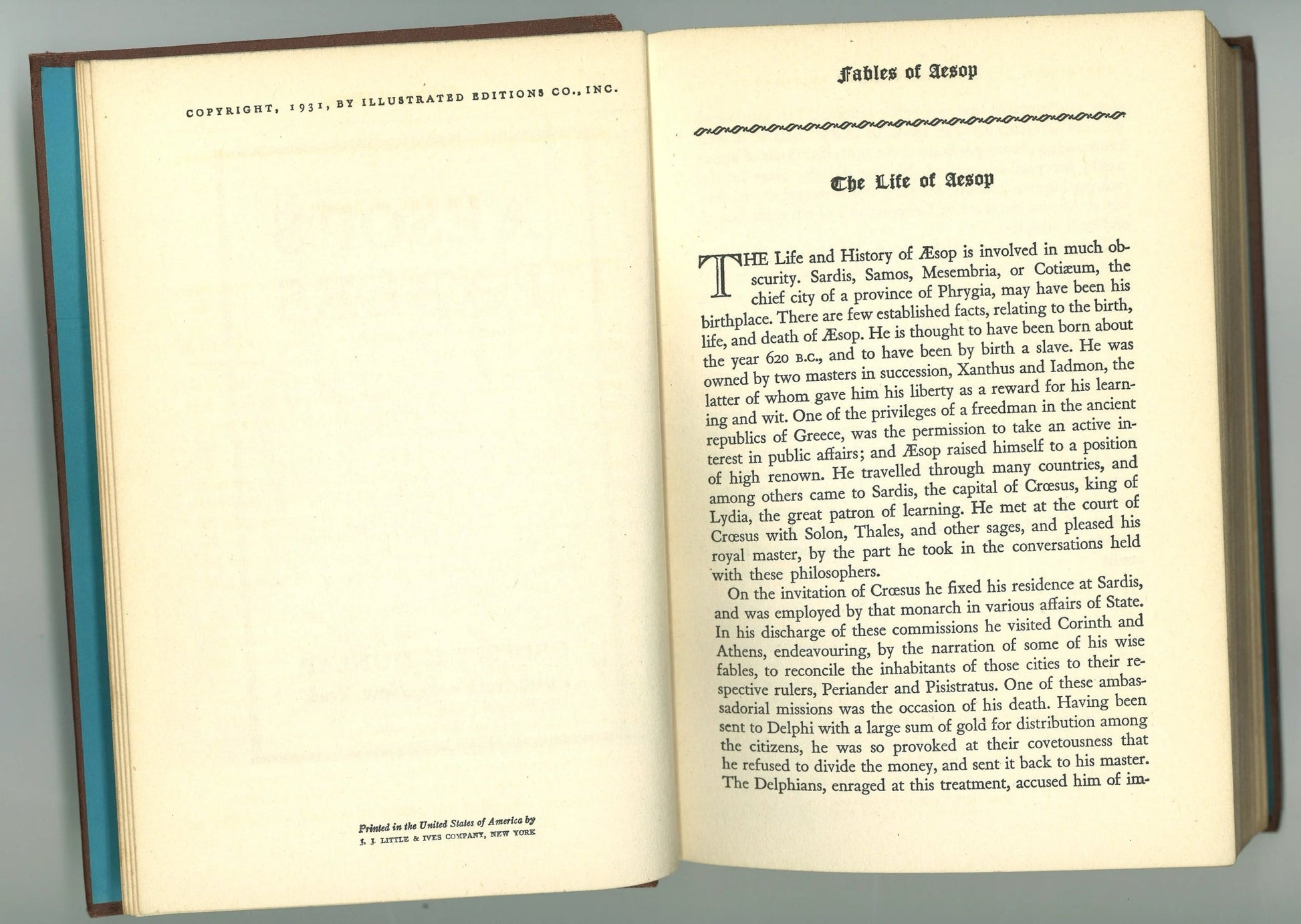 Aesop's Fables Aesop