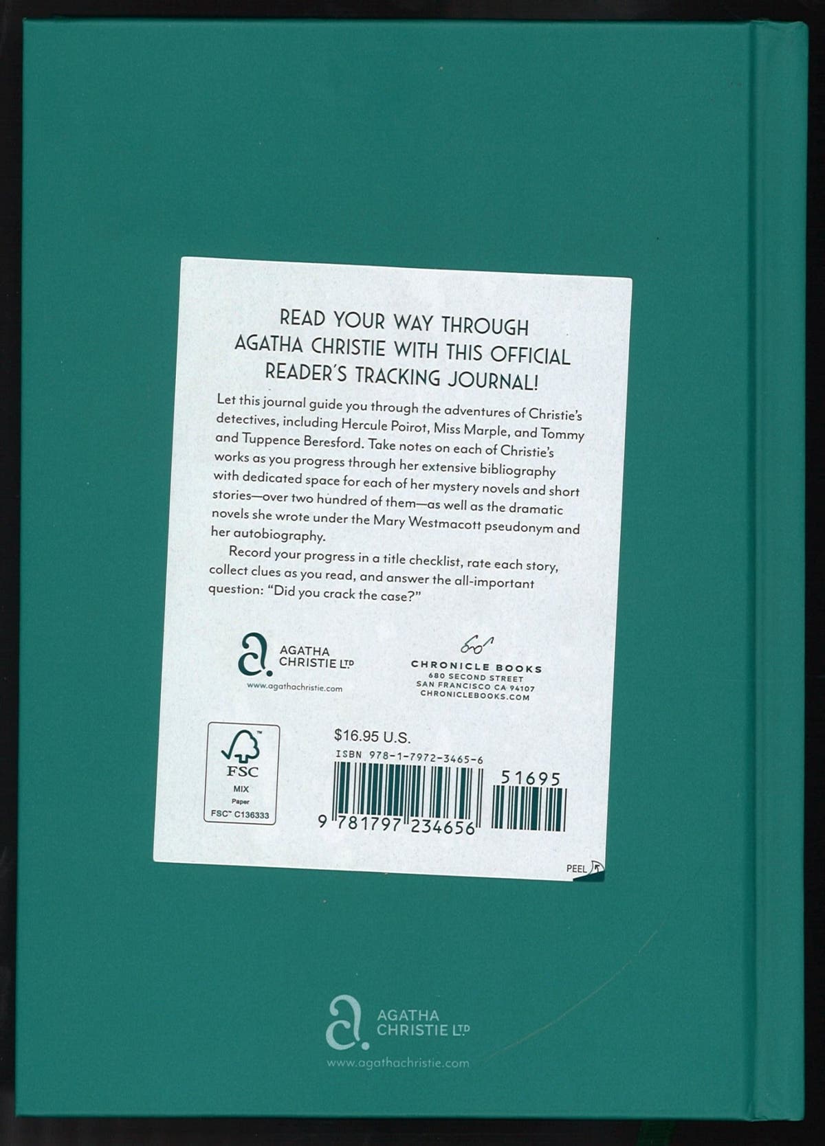 Agatha Christie Reading Tracker: Read, Solve, Record - The Bookstore