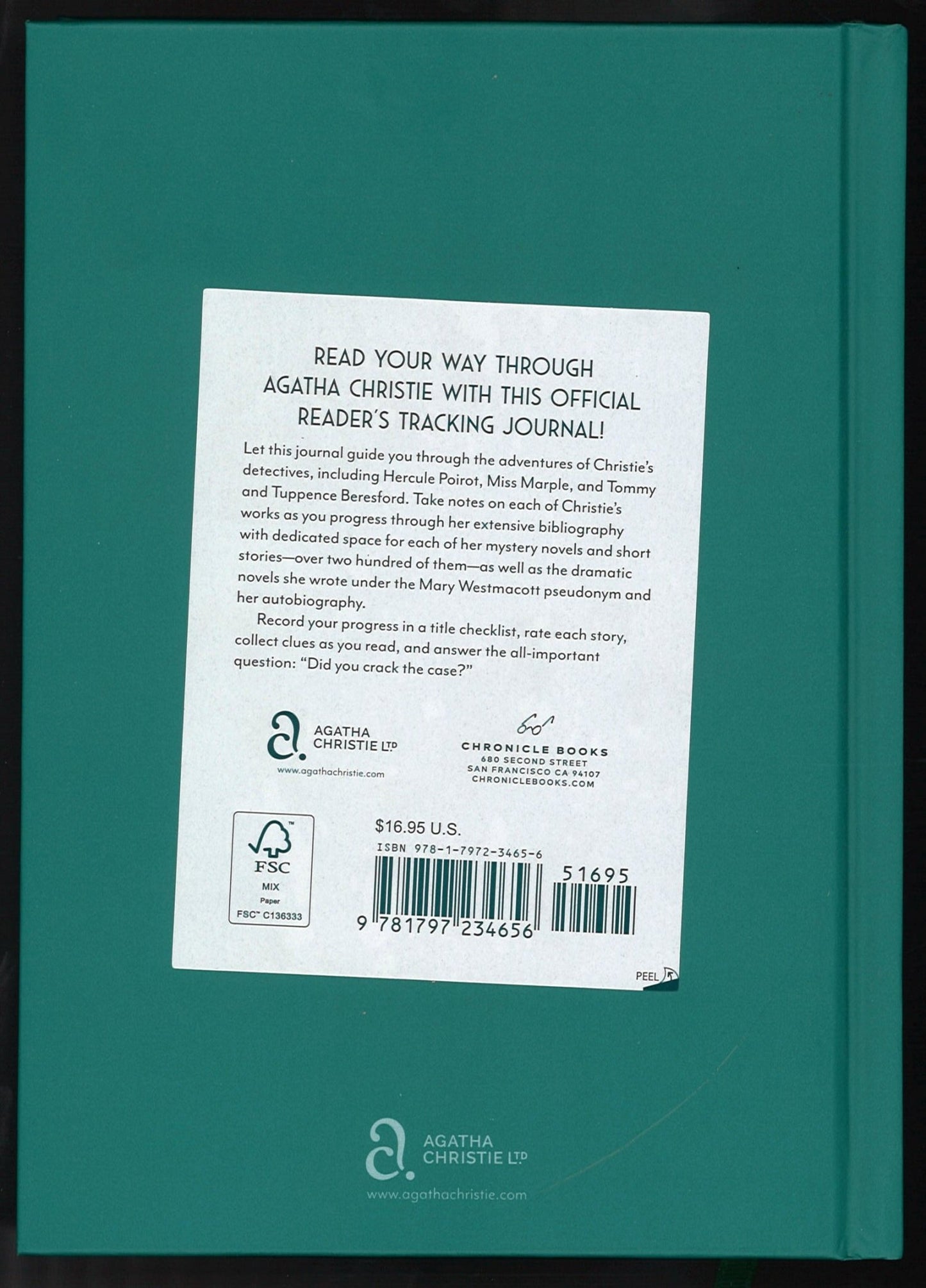 Agatha Christie Reading Tracker: Read, Solve, Record - The Bookstore