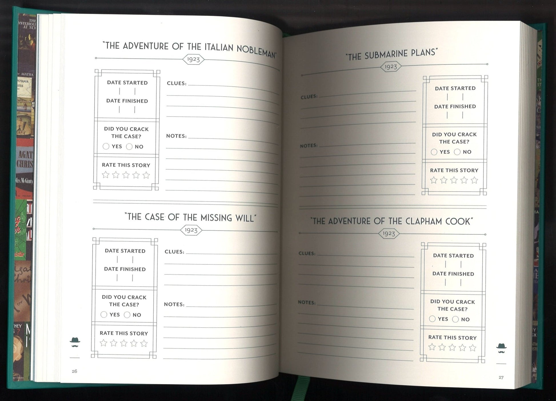 Agatha Christie Reading Tracker: Read, Solve, Record - The Bookstore