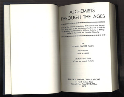 Alchemists Through The Ages - The Bookstore