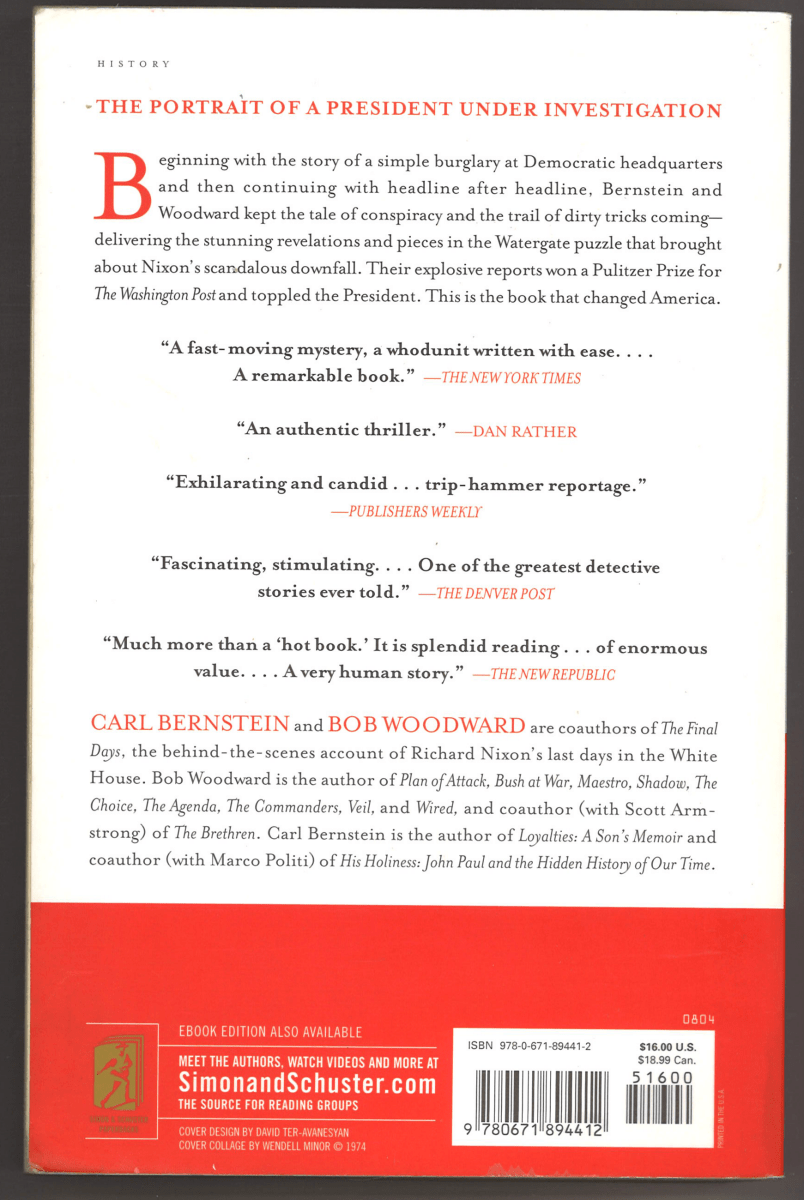 All the President's Men - The Bookstore