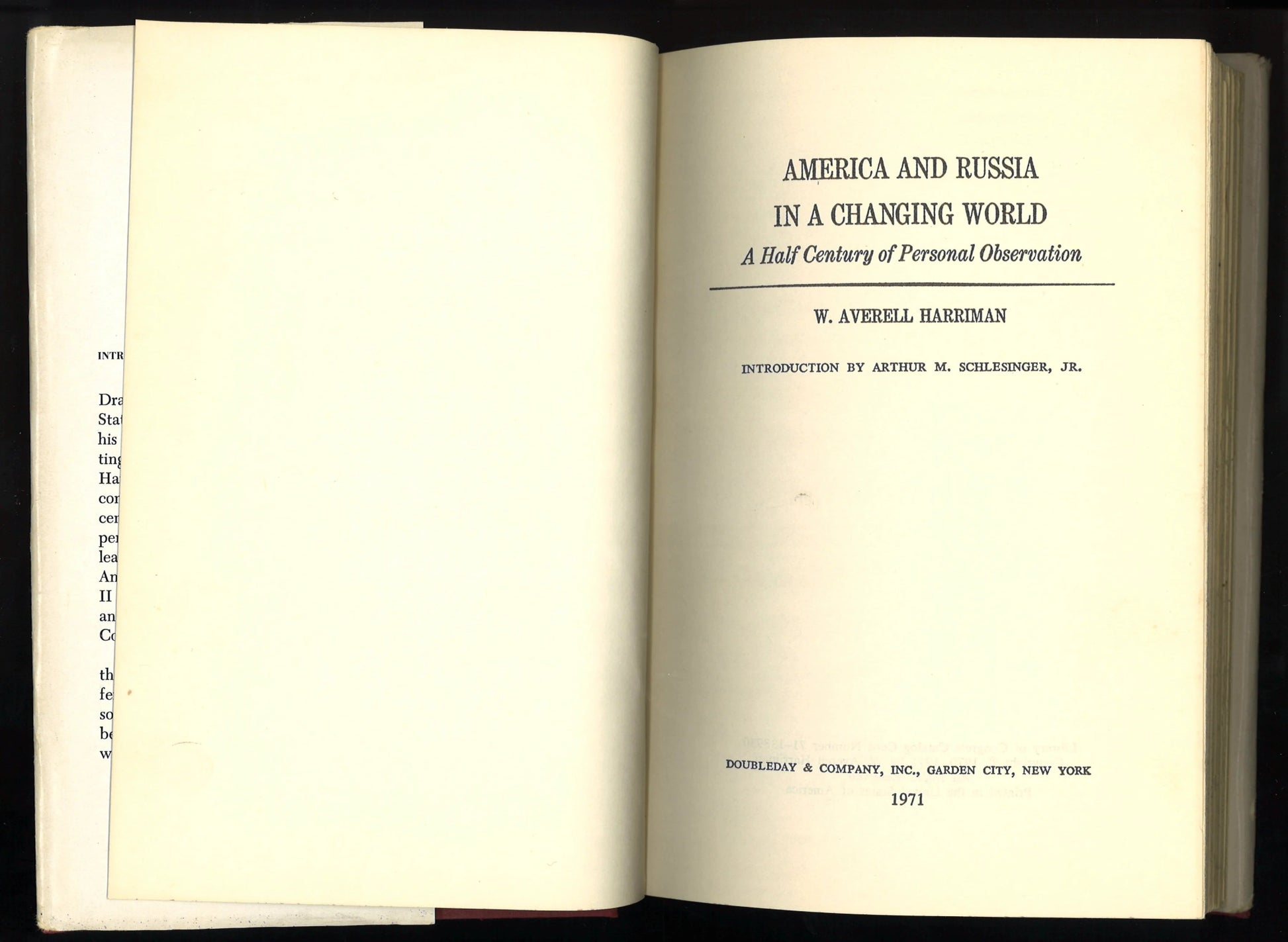 America and Russia in a Changing World - The Bookstore