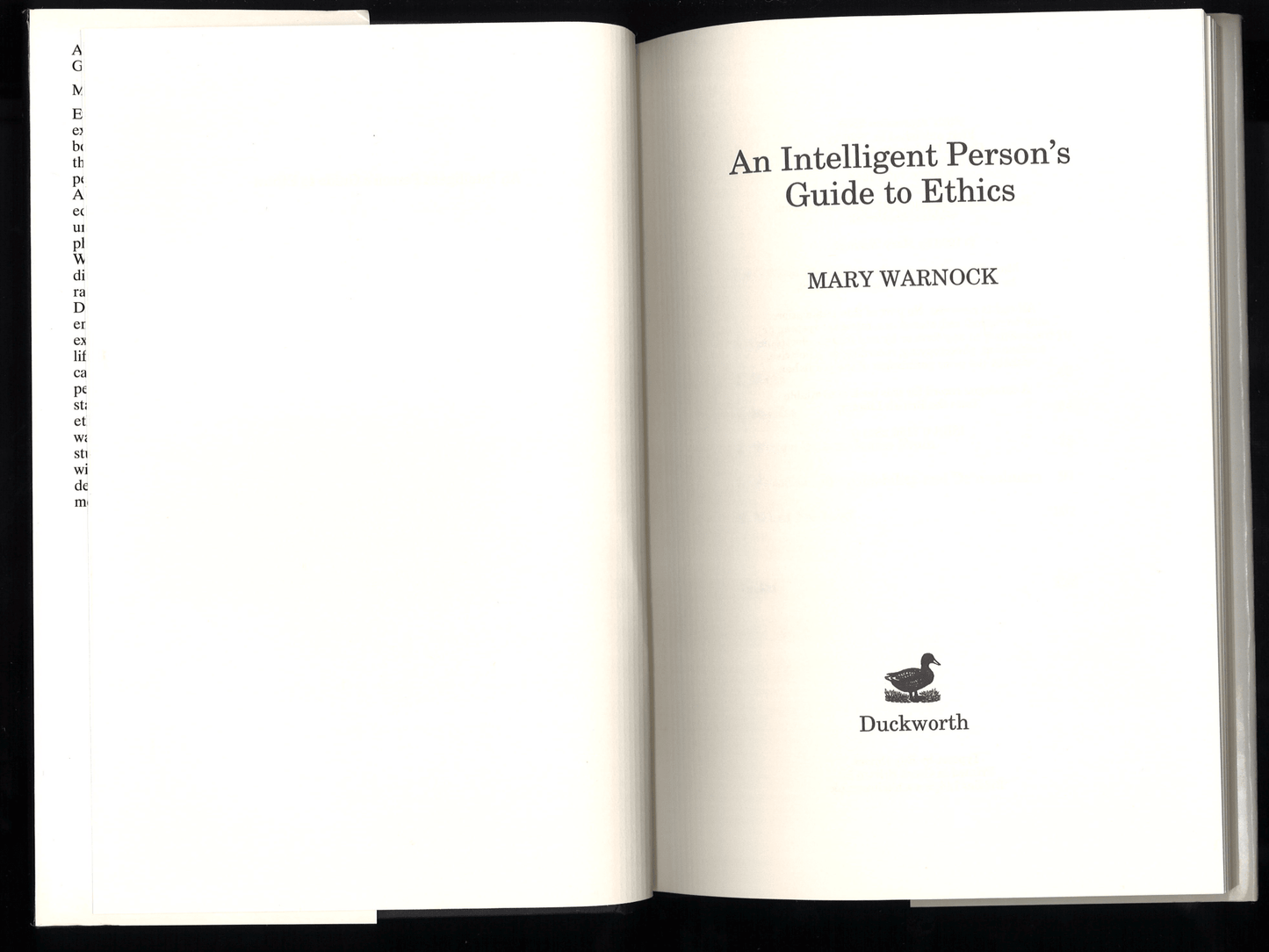 An Intelligent Person's Guide to Ethics (Intelligent Person's Guide Series) - The Bookstore