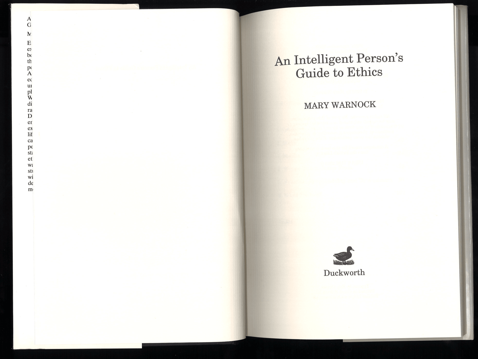 An Intelligent Person's Guide to Ethics (Intelligent Person's Guide Series) - The Bookstore