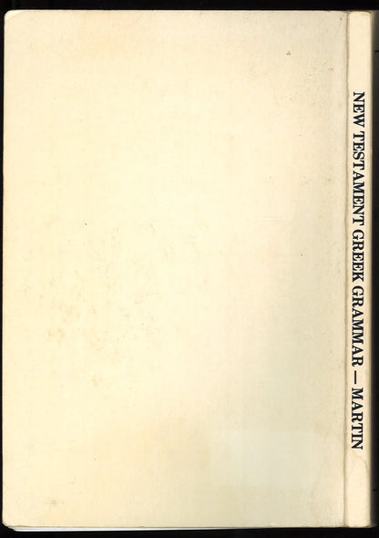 An Introduction to New Testament Greek: New Testament Greek Grammar - The Bookstore