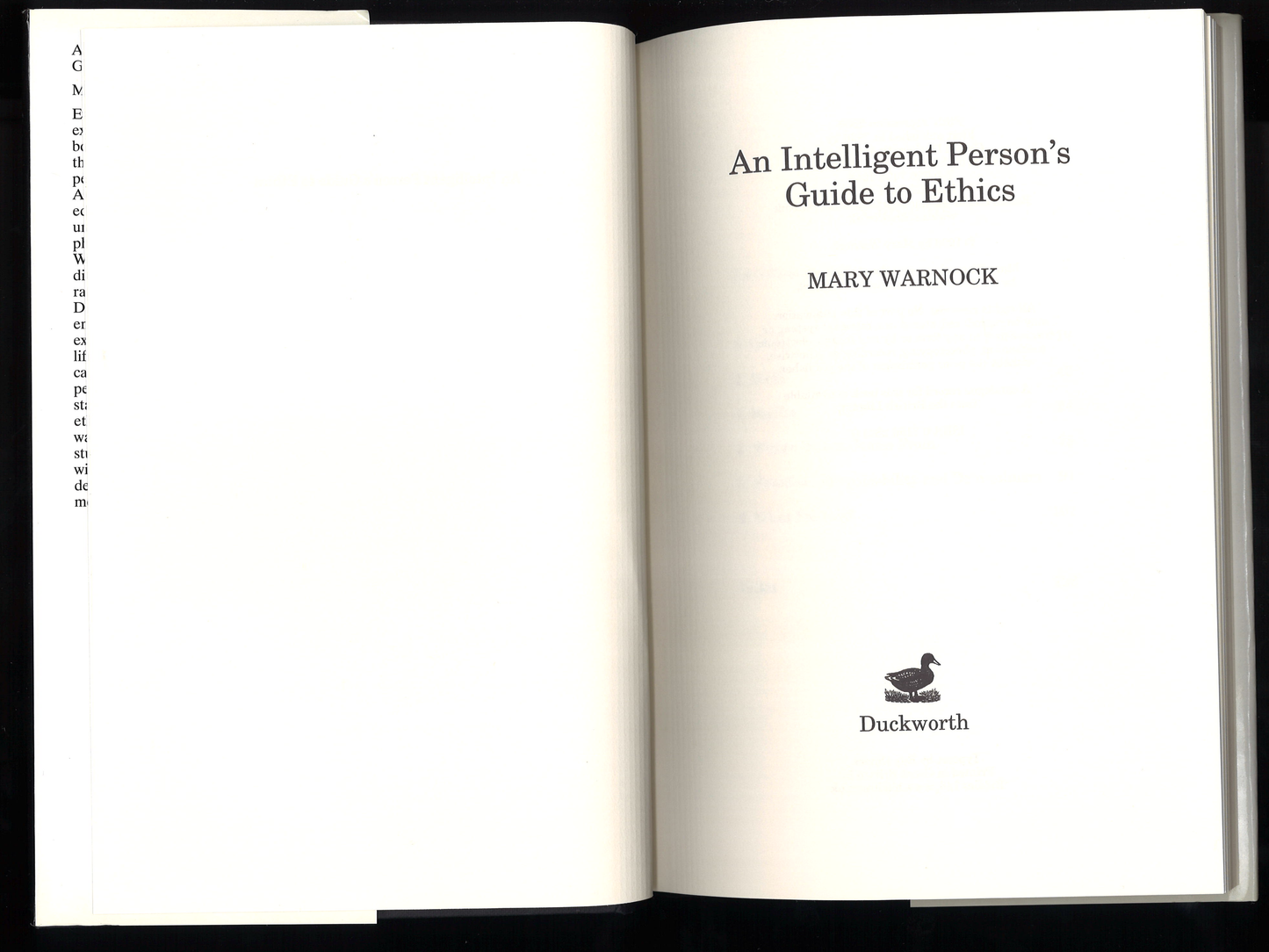 An Intelligent Person's Guide to Ethics (Intelligent Person's Guide Series)