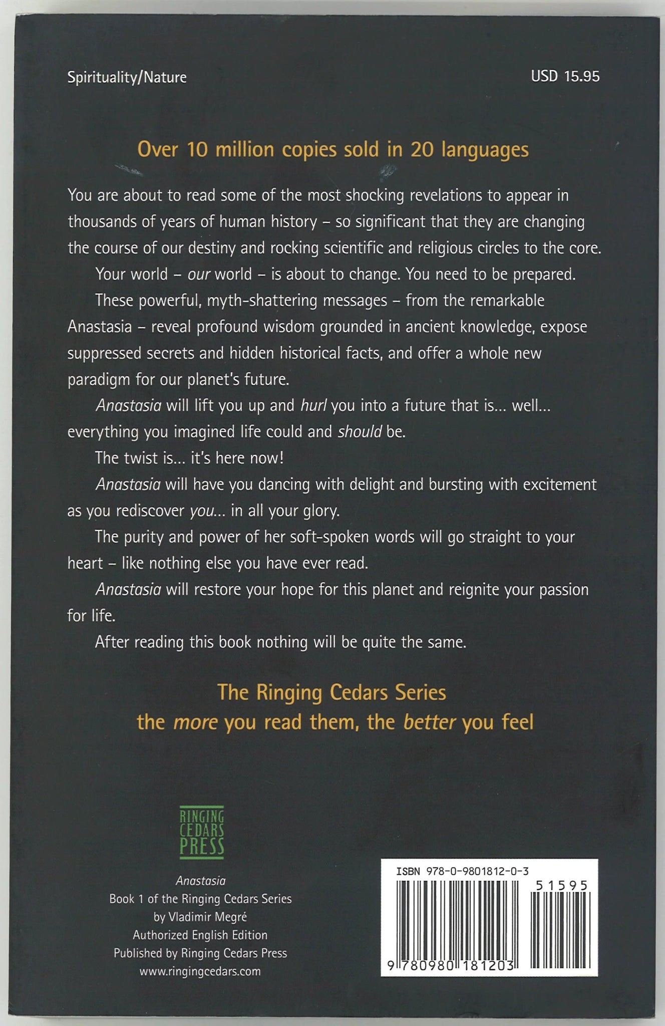 Anastasia (The Ringing Cedars Series, Book 1) - The Bookstore