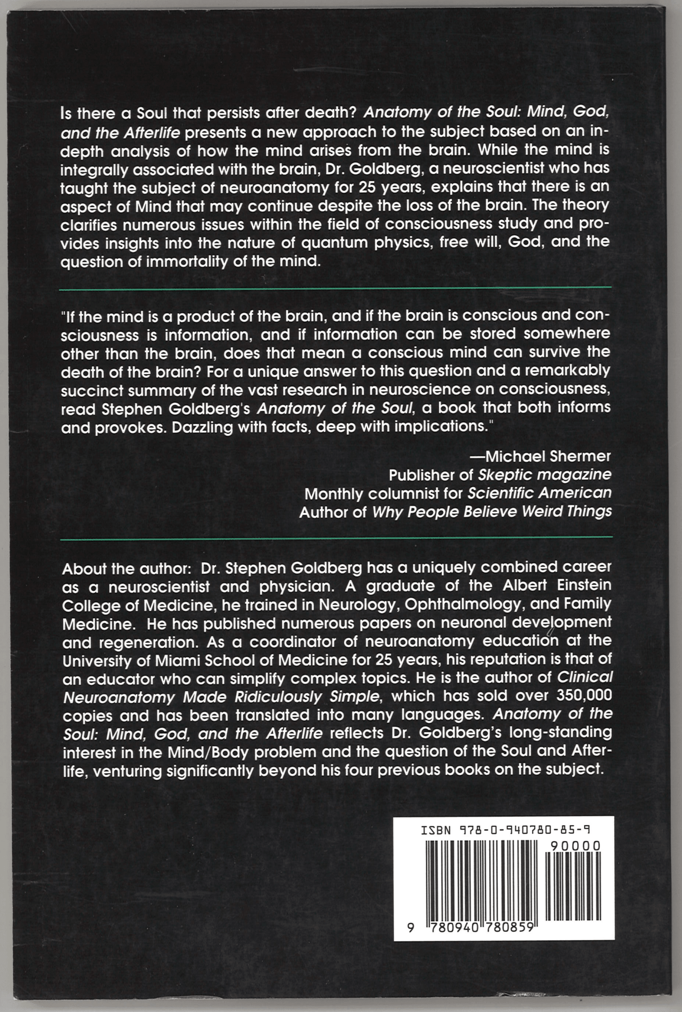 Anatomy of the Soul: Mind, God, and the Afterlife - The Bookstore
