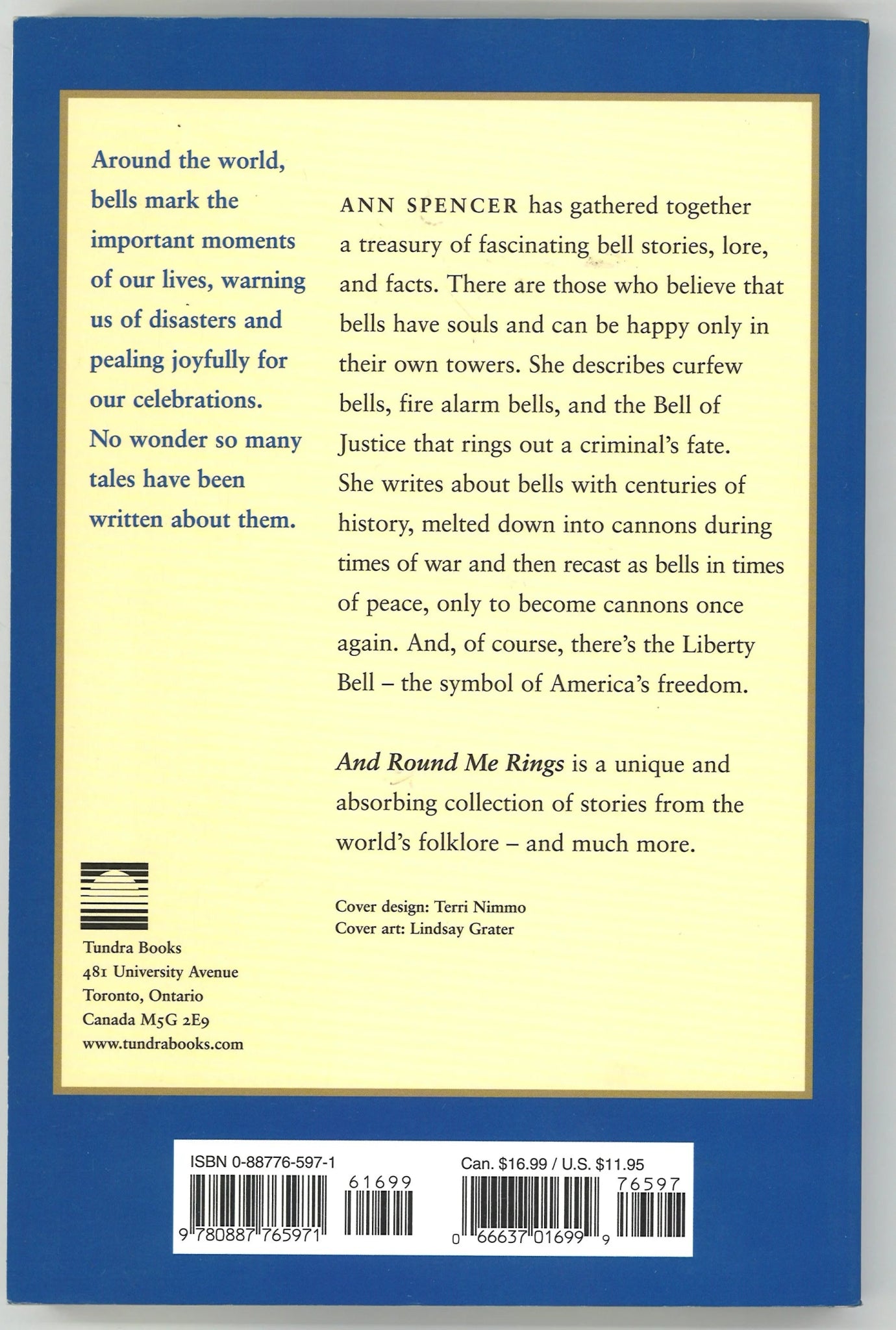 And Round Me Rings: Bell Tales and Folklore (Signed) - The Bookstore