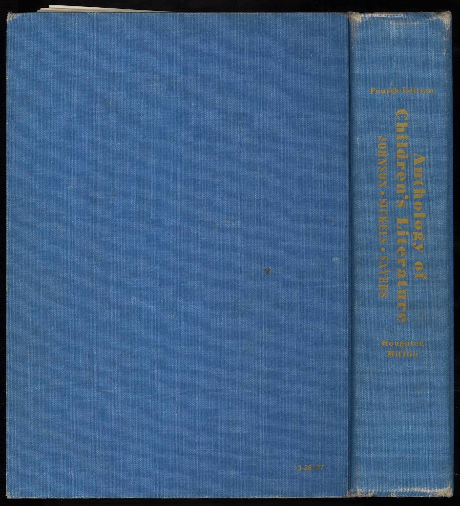 Anthology of Children's Literature 4th Edition (1970) - The Bookstore