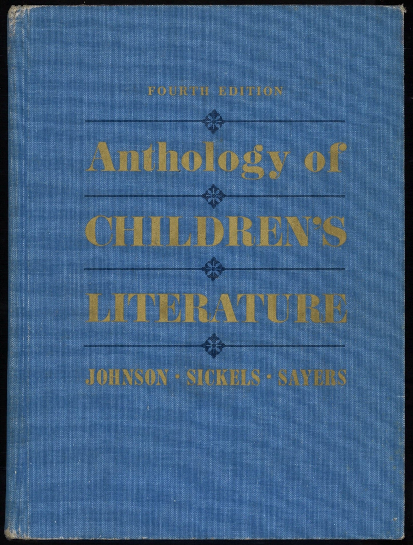 Anthology of Children's Literature 4th Edition (1970) - The Bookstore