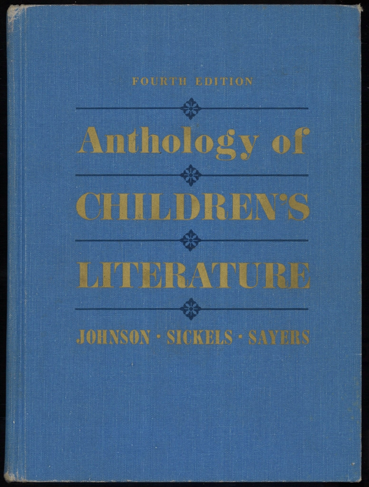 Anthology of Children's Literature 4th Edition (1970) - The Bookstore