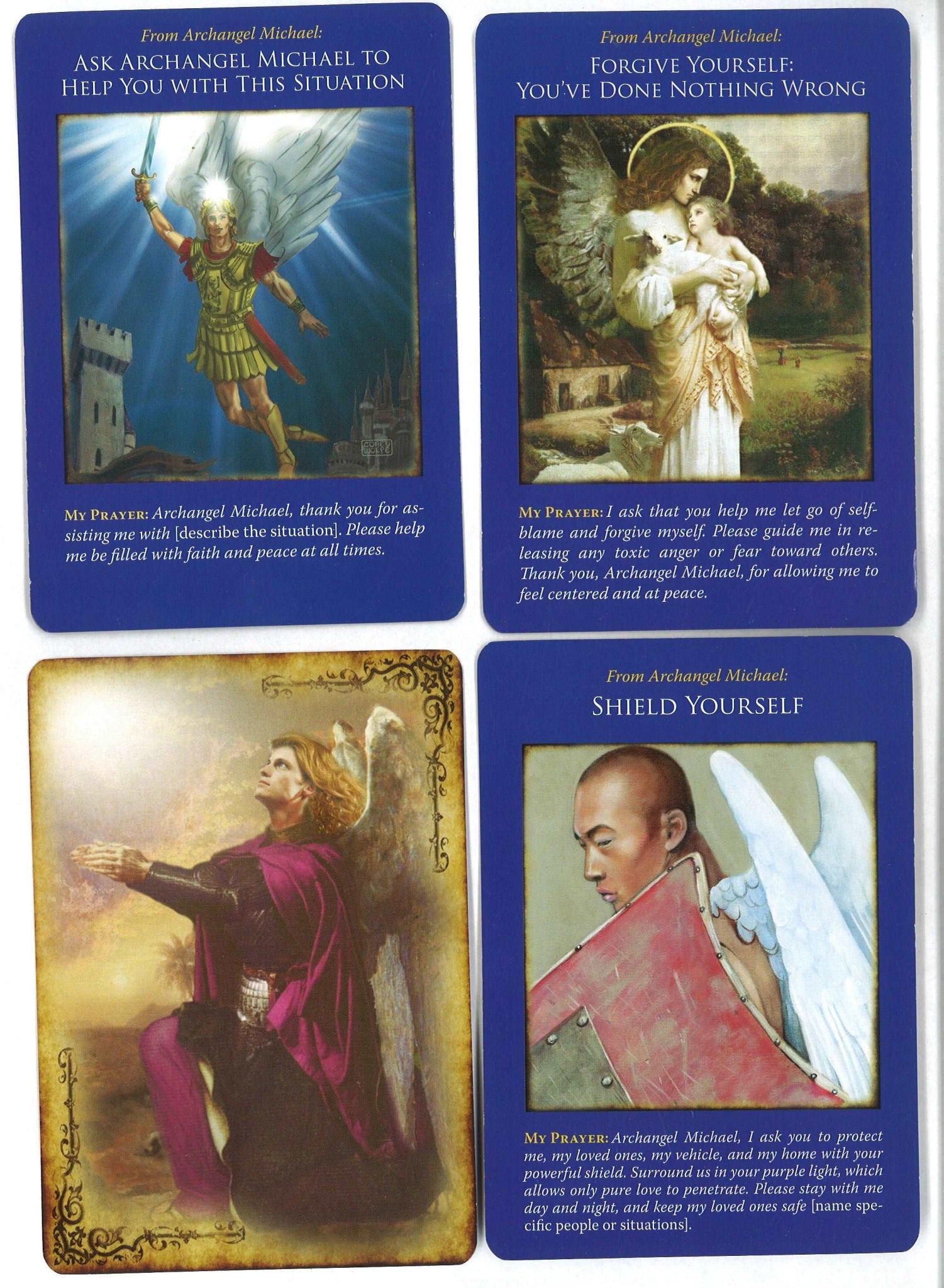 Archangel Michael Oracle Cards: A 44 - Card Deck and Guidebook - The Bookstore