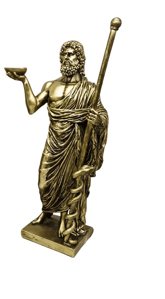Asclepius - God of Medicine & Healing Figurine - The Bookstore
