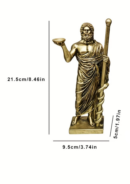 Asclepius - God of Medicine & Healing Figurine