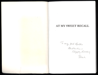 At My Sweet Recall: The Letters of Edward Johnson and Beatriz d'Arneiro (1906 - 1908) Signed - The Bookstore