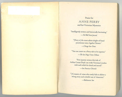 At Some Disputed Barricade Anne Perry