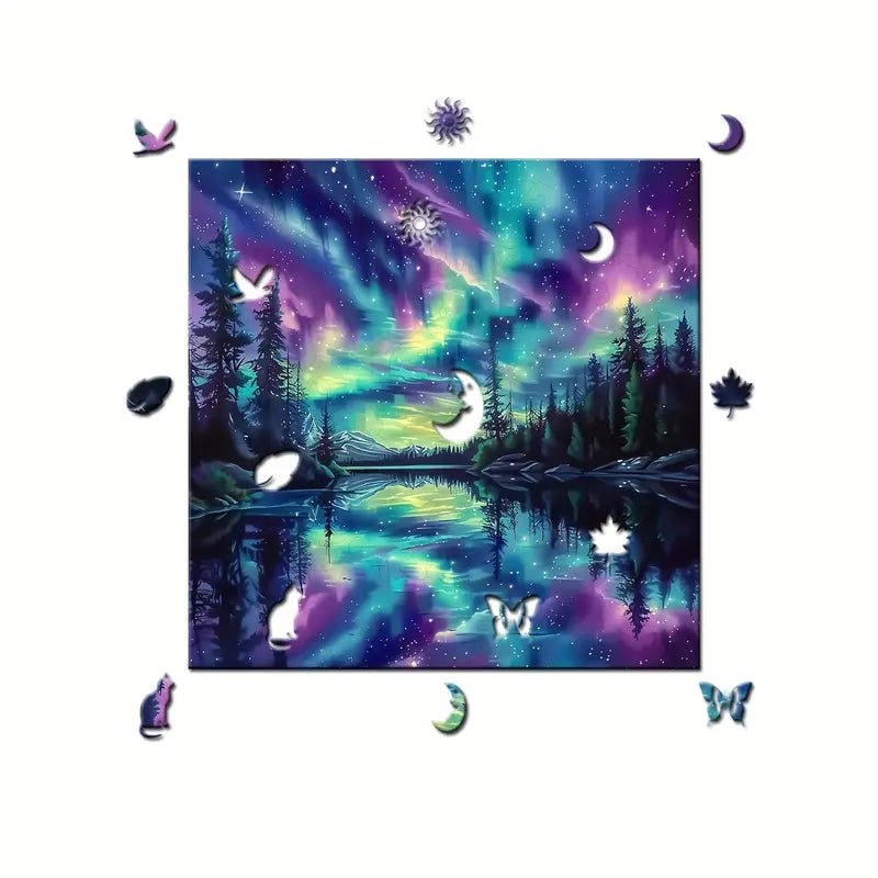 Aurora Lake Wooden Puzzle - The Bookstore