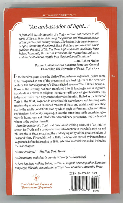 Autobiography of a Yogi (Self - Realization Fellowship) - The Bookstore