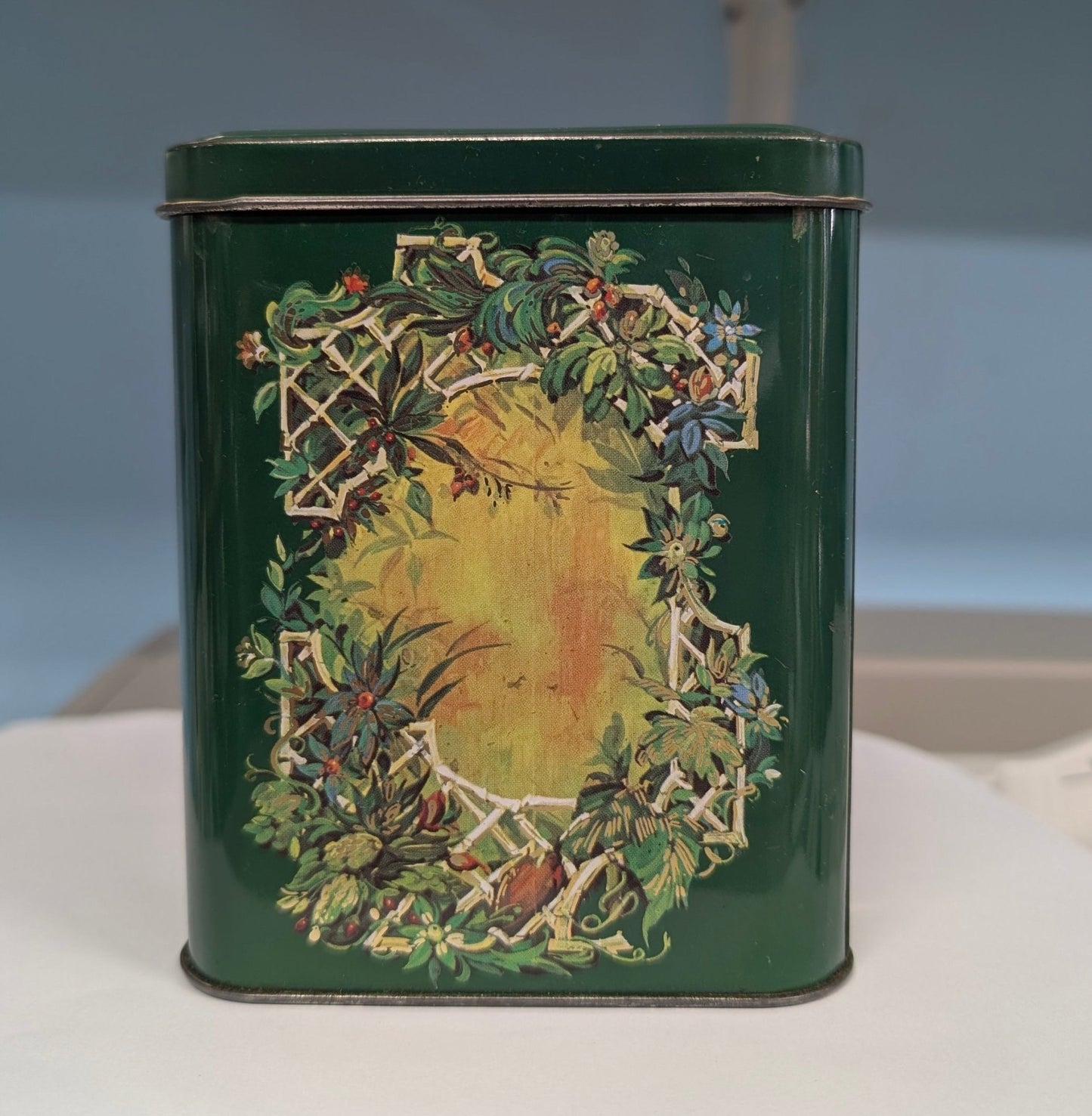 Avon Christmas 1982 Tin Canister - The Bookstore