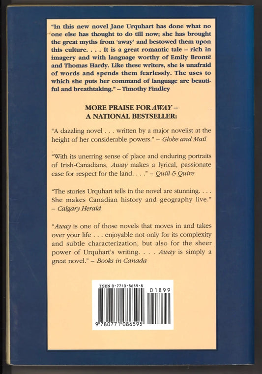 Away by Jane Urquhart - The Bookstore