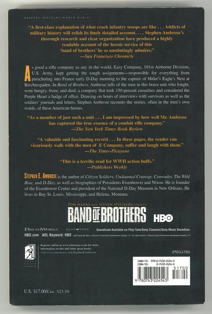 Band of Brothers: E Company, 506th Regiment, 101st Airborne from Normandy to Hitler's Eagle's Nest - The Bookstore