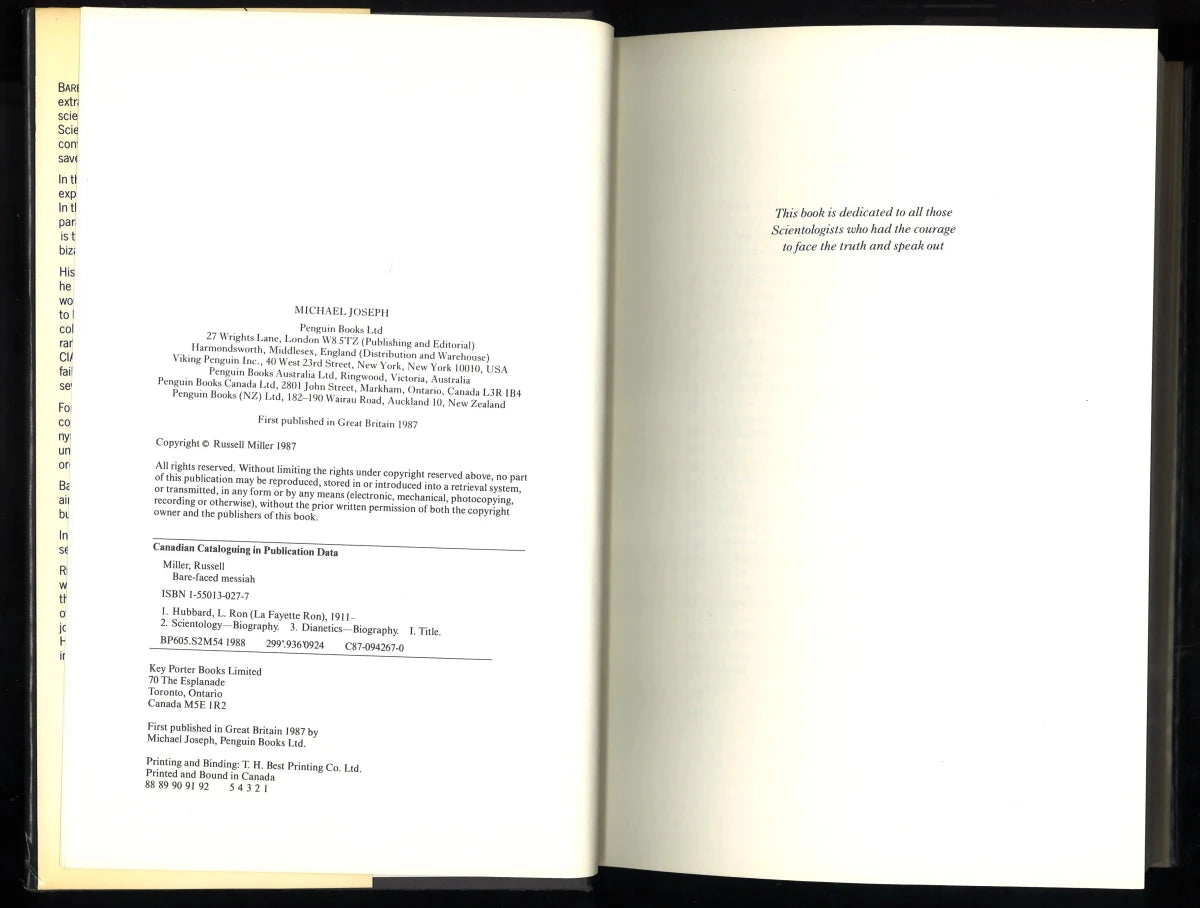 Bare-Faced Messiah: The True Story of L. Ron Hubbard - The Bookstore