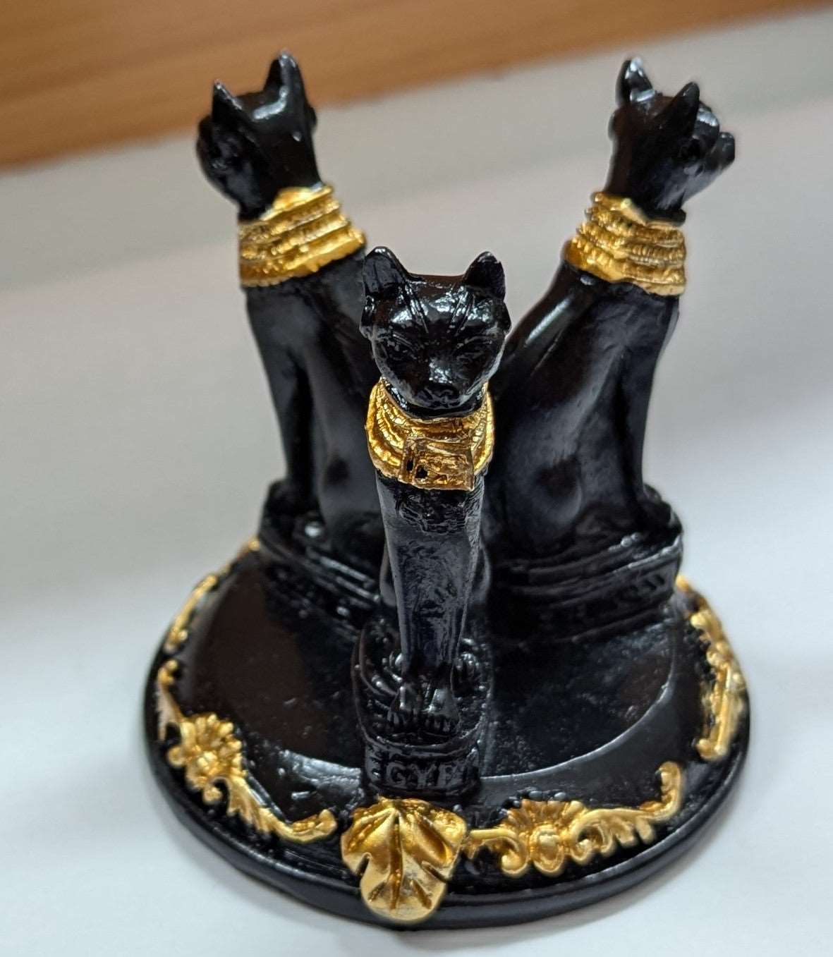 Bastet Cat Crystal Ball Stand - The Bookstore