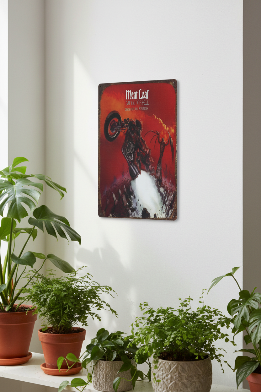 Meat Loaf - Bat Out of Hell - Metal Sign