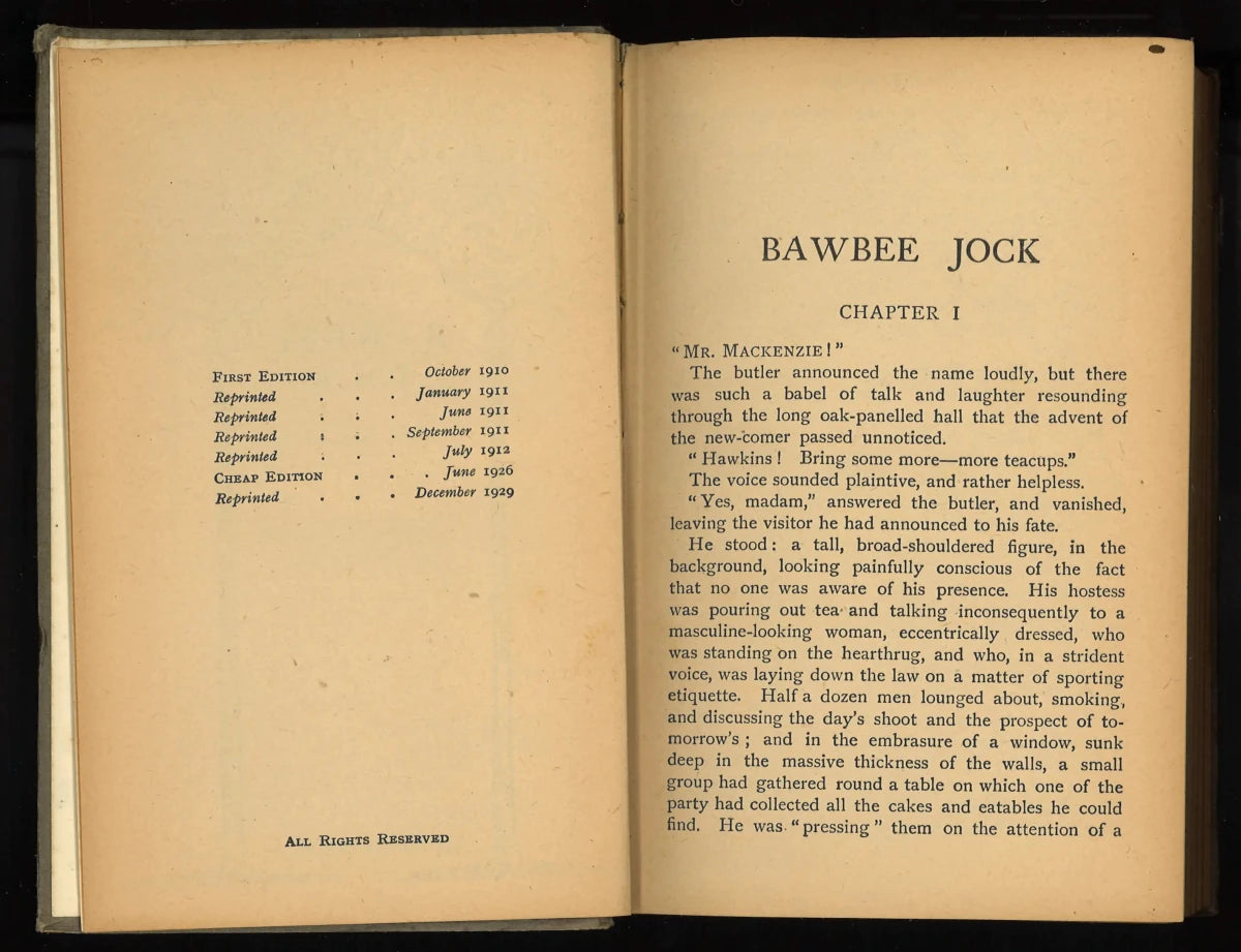 Bawbee Jock (1929) - The Bookstore