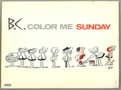 B.C. Color Me Sunday by Johnny Hart | 1977 First Printing | Vintage Comic Strip Collection - The Bookstore