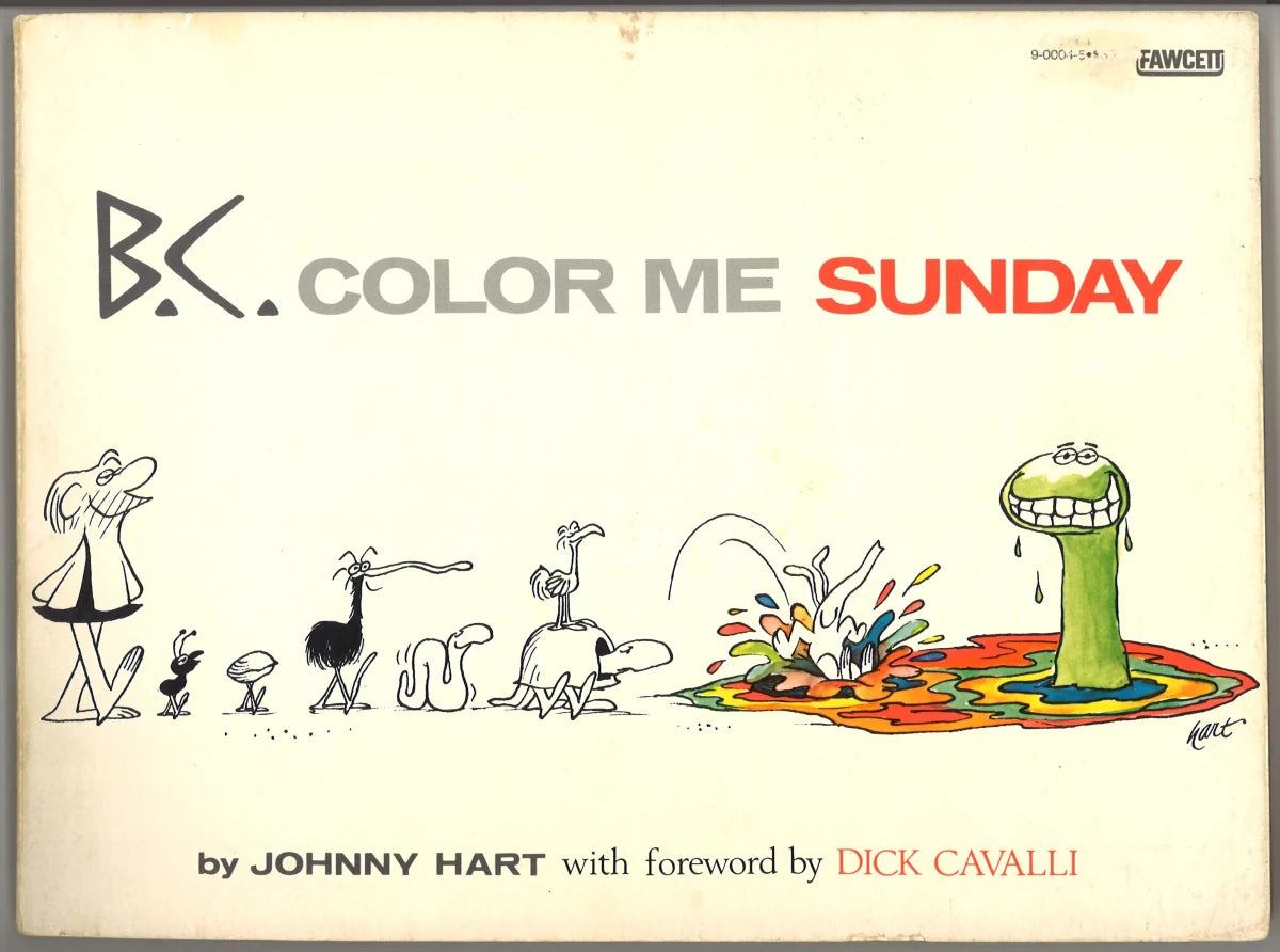B.C. Color Me Sunday by Johnny Hart | 1977 First Printing | Vintage Comic Strip Collection - The Bookstore