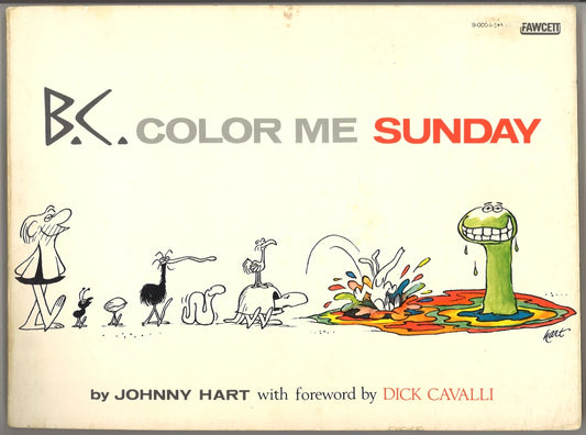 B.C. Color Me Sunday by Johnny Hart | 1977 First Printing | Vintage Comic Strip Collection - The Bookstore