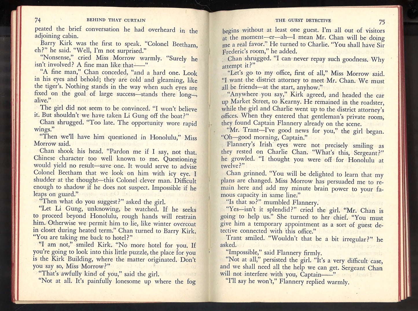 Behind That Curtain (A Charlie Chan Mystery) Pocket Book 191 - 1943 - The Bookstore
