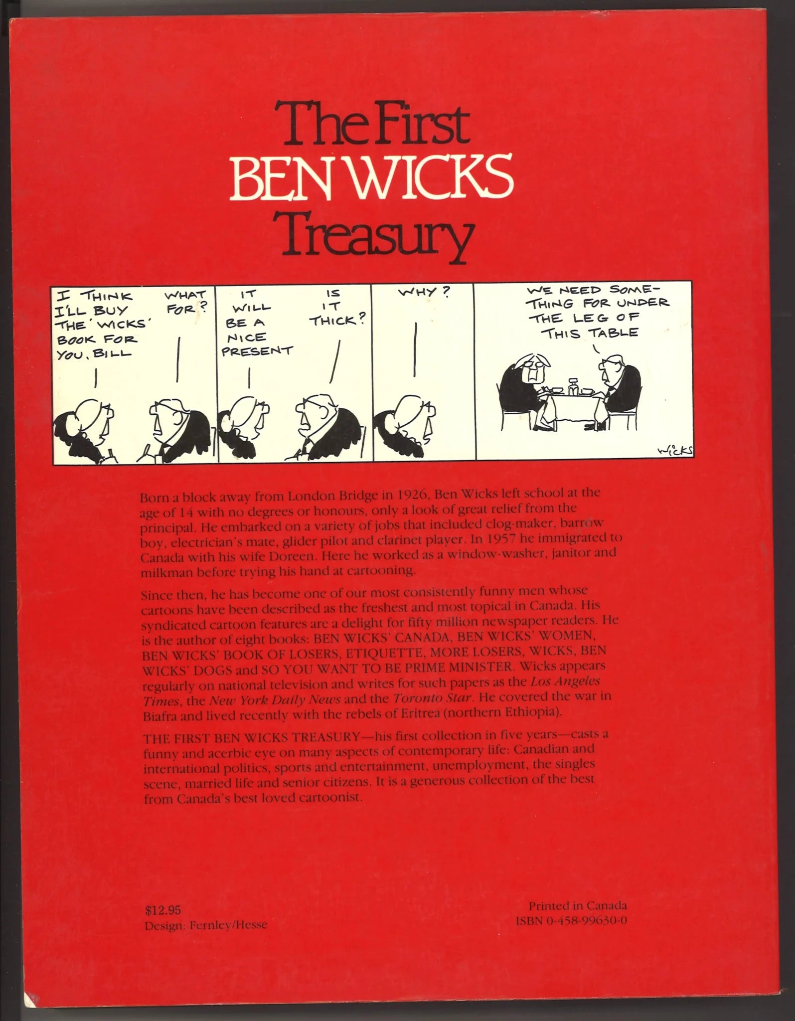 Ben Wicks First Treasury - The Bookstore