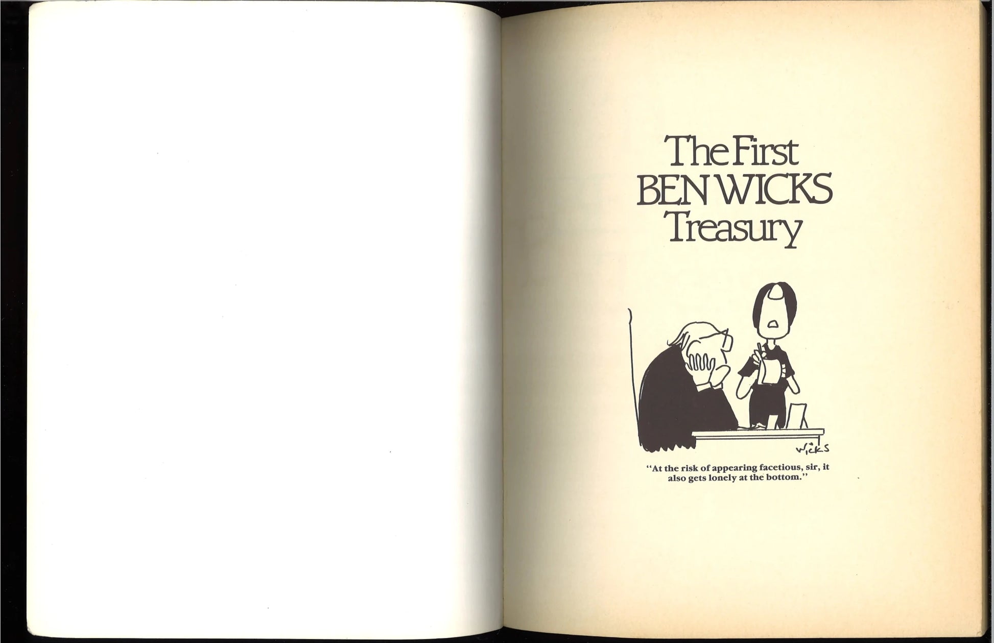 Ben Wicks First Treasury - The Bookstore