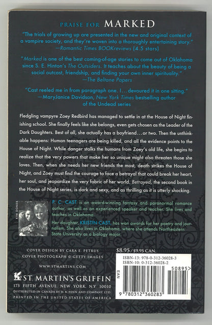 Betrayed (A House of Night, 2) - The Bookstore