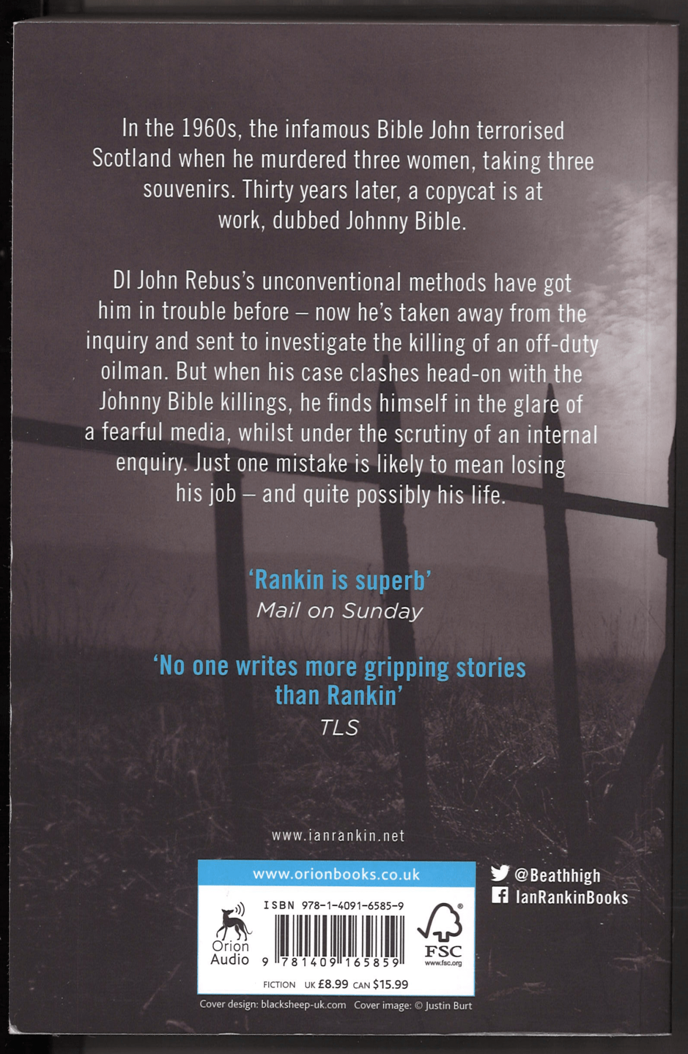 Black And Blue (A Rebus Novel, Book 8) - The Bookstore